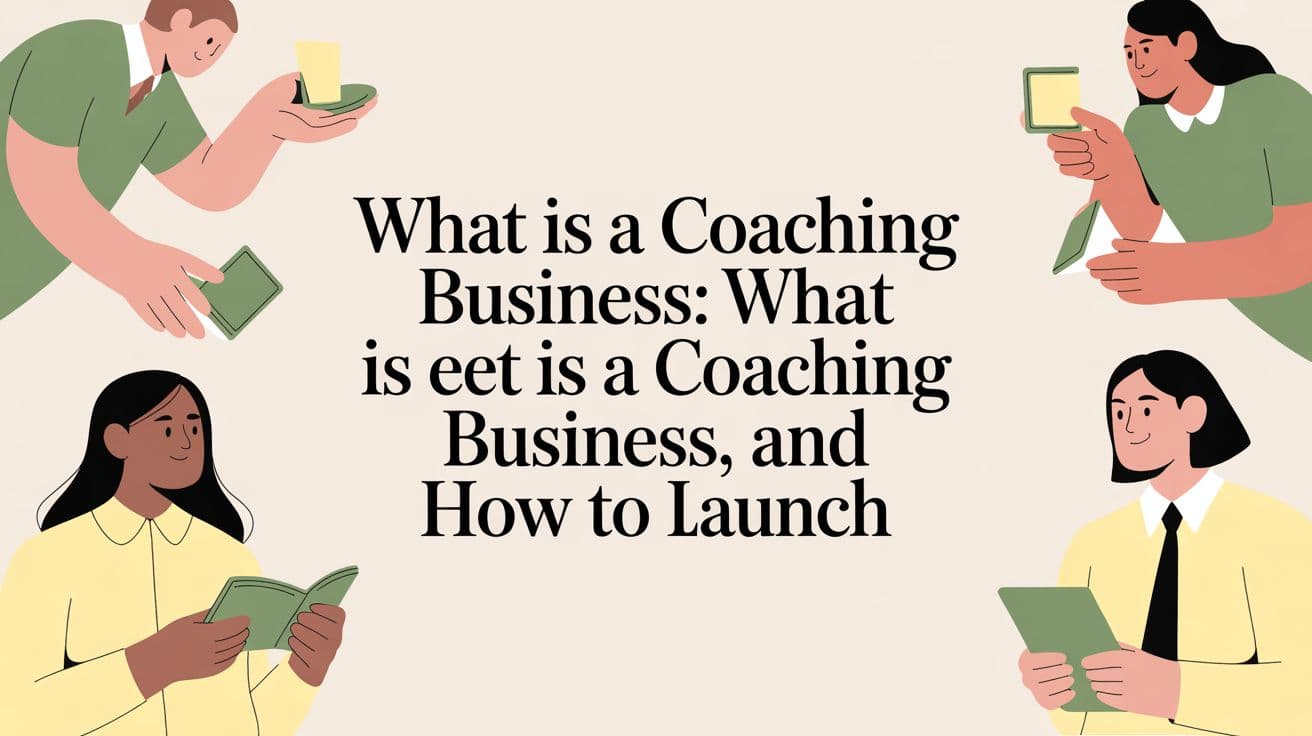 What Is a Coaching Business: A Guide to Launching Your Practice