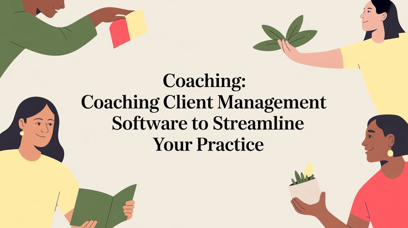 Coaching: coaching client management software to streamline your practice