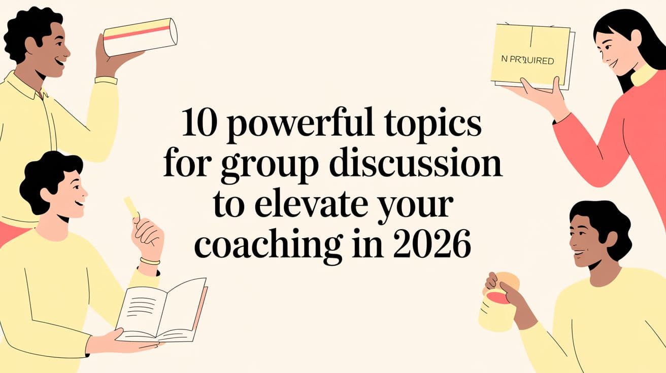 10 Powerful Topics for Group Discussion to Elevate Your Coaching in 2026
