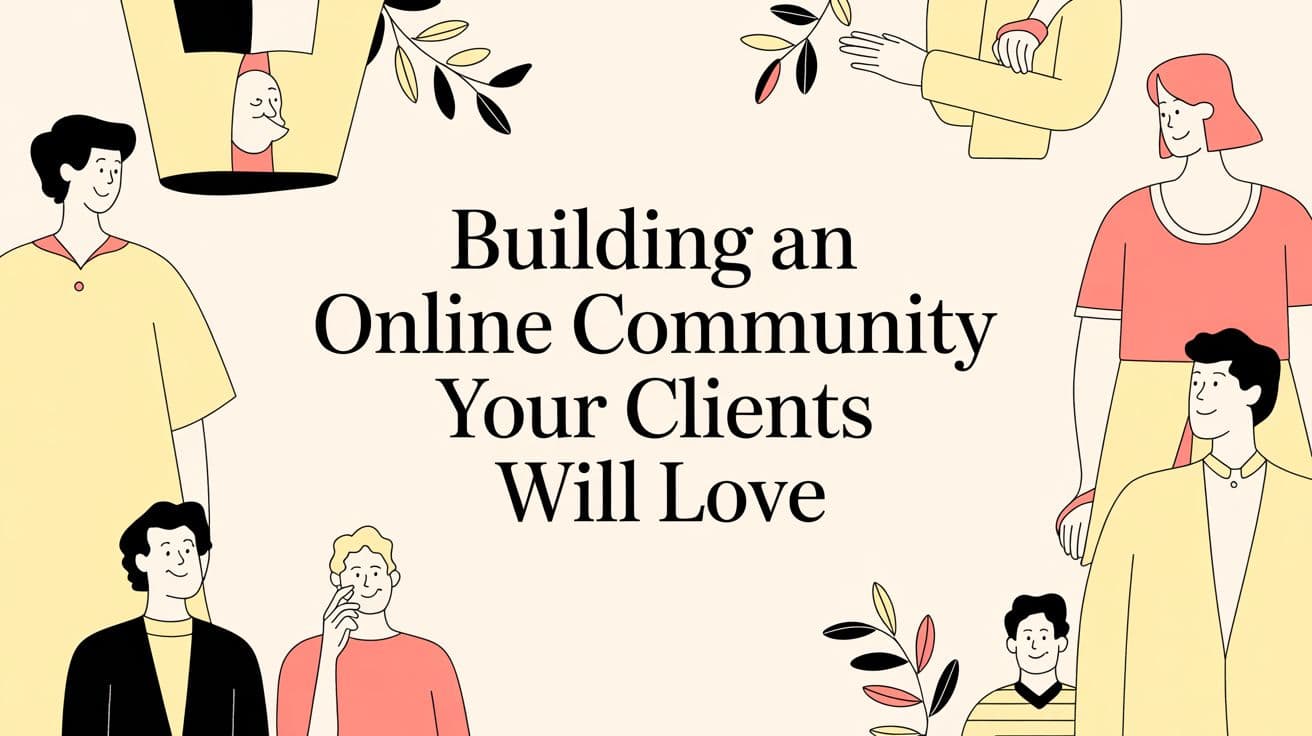 Building an Online Community Your Clients Will Love