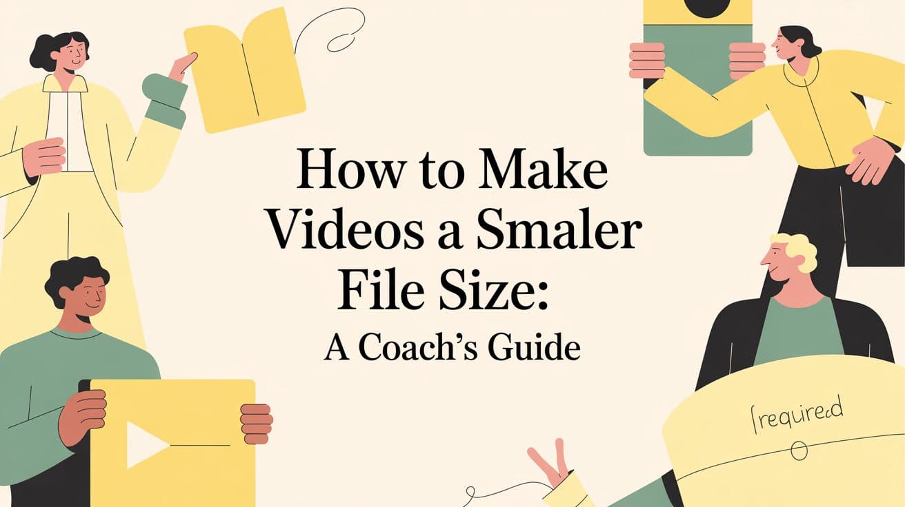 How to Make Videos a Smaller File Size: A Coach's Guide