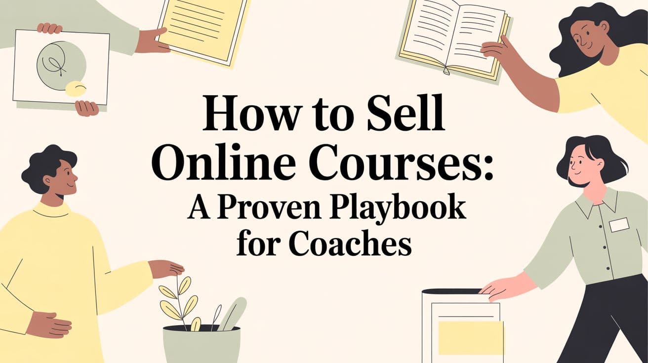 How to Sell Online Courses: A Proven Playbook for Coaches