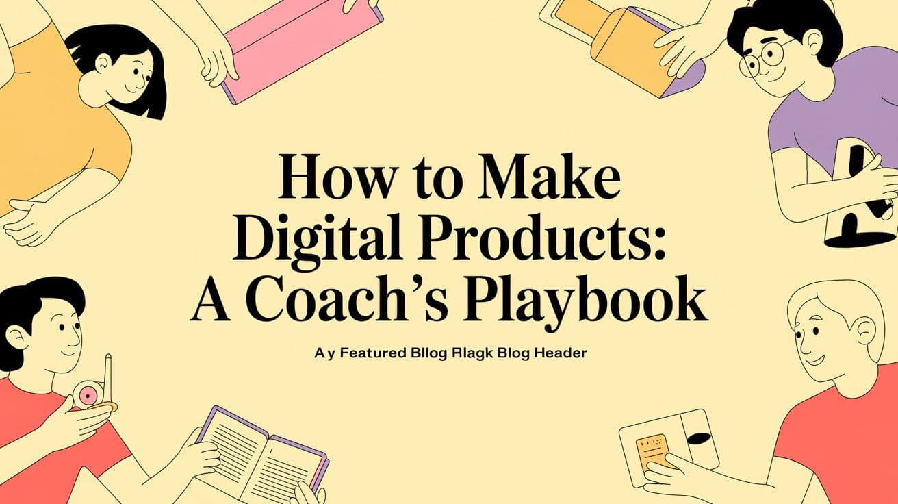How to Make Digital Products: A Coach's Playbook