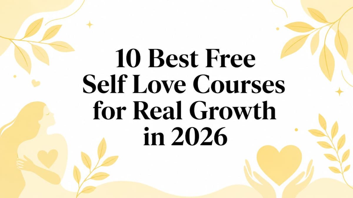 10 Best Free Self Love Courses for Real Growth in 2026