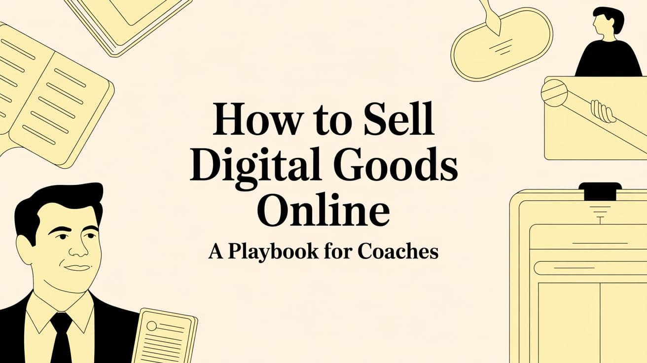 How to Sell Digital Goods Online A Playbook for Coaches