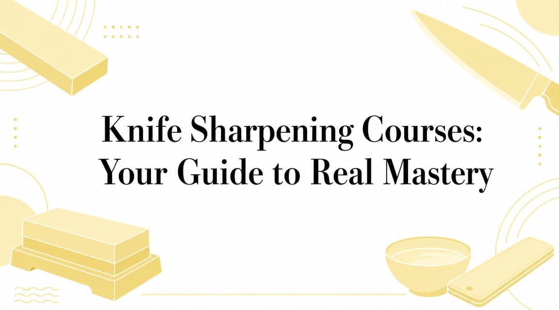 Knife Sharpening Courses: Your Guide to Real Mastery