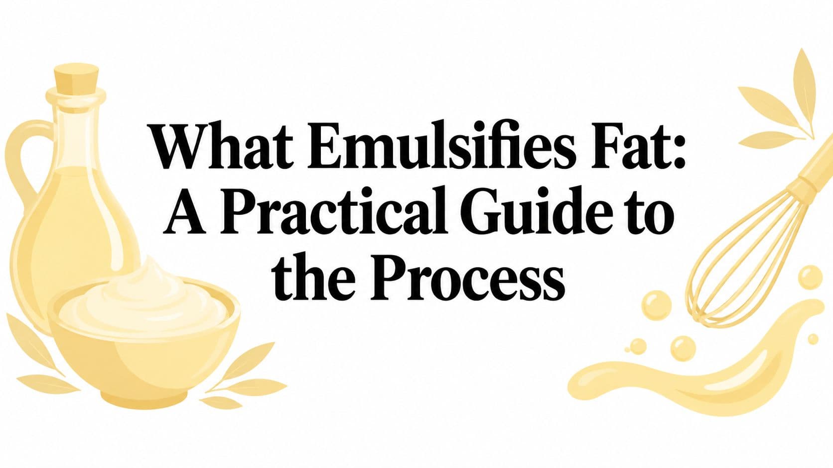 What Emulsifies Fat: A Practical Guide to the Process