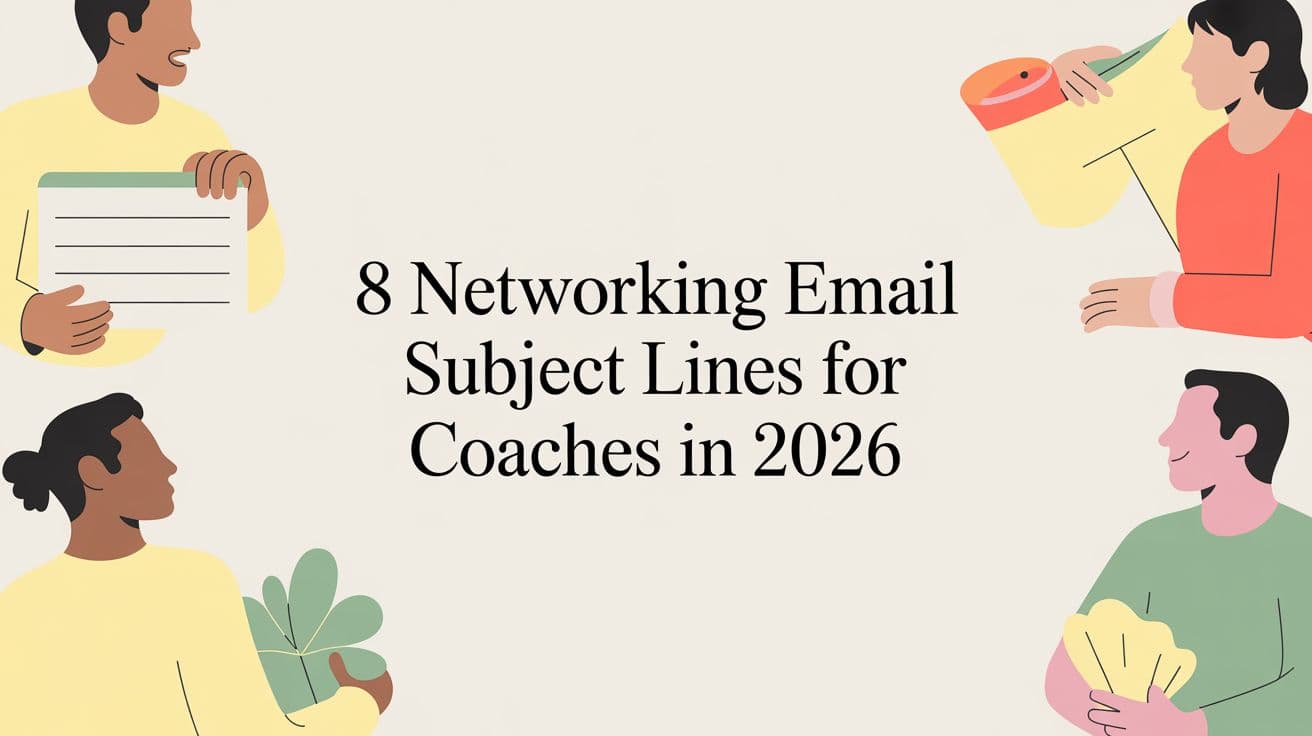 8 Networking Email Subject Lines for Coaches in 2026